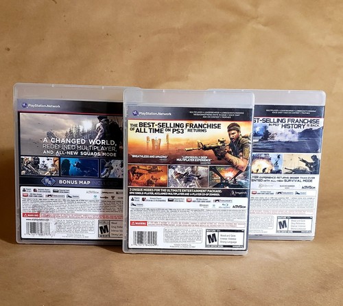 Call of Duty Bundle PS3 Black Ops 1 2 3 MW3 Ghost Playstation - Picture 2 of 3