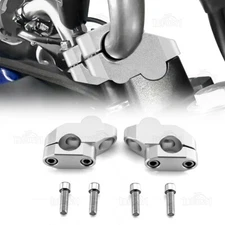 7/8'' Handlebar Risers Bar Mount Clamp Kit 20mm Pullback for Dirt Bike Yamaha