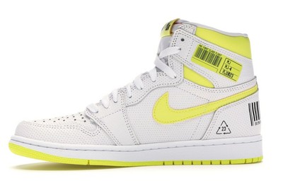 nike high tops yellow