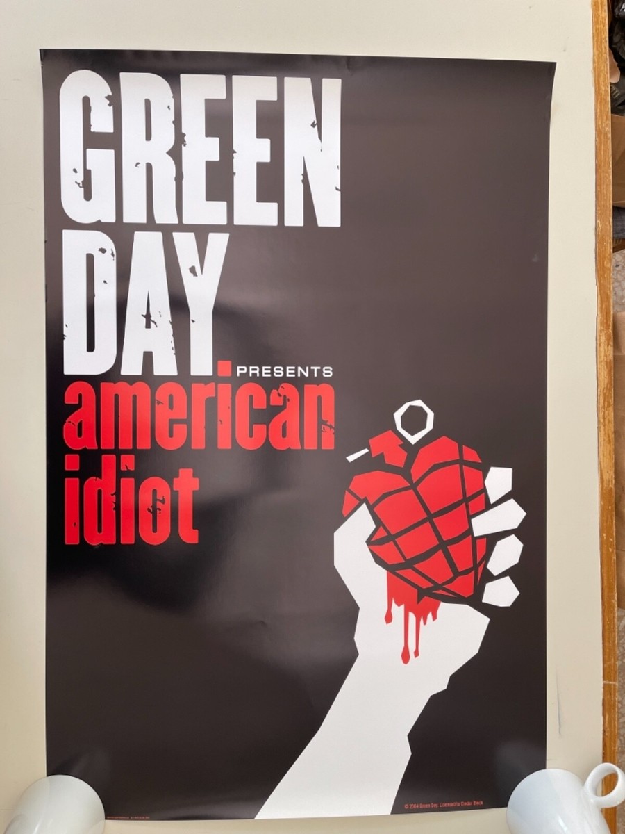 GREEN DAY,AMERICAN IDIOT AUTHENTIC LICENSED 2004 POSTER | eBay
