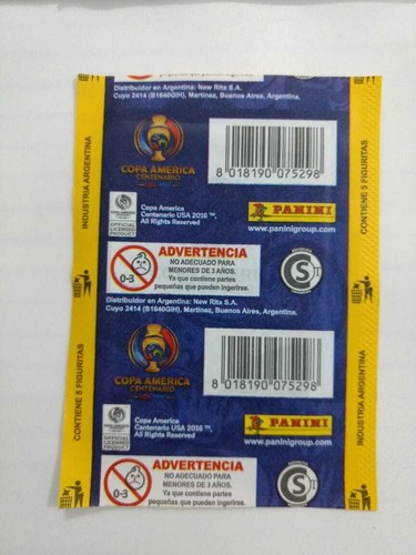 100 STICKERS PACK CENTENNIAL AMERICA CUP COPA AMERICA CENTENARIO PANINI + ALBUM - Picture 3 of 3