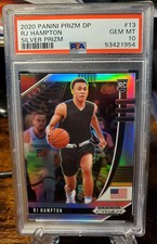 2020 Panini Prizm DP RJ Hampton Silver Prizm Rookie RC #13 PSA 10 GEM MINT