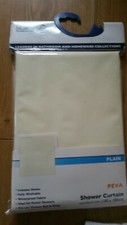 Image of Blue Canyon Plain PEVA Quality Shower Curtain Standard Size 180cm×180 cm