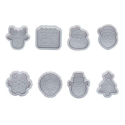 4 Pieces Biscuits Stampers Cookie Cutters Cake Decoration Biscuit Baking Gadgets