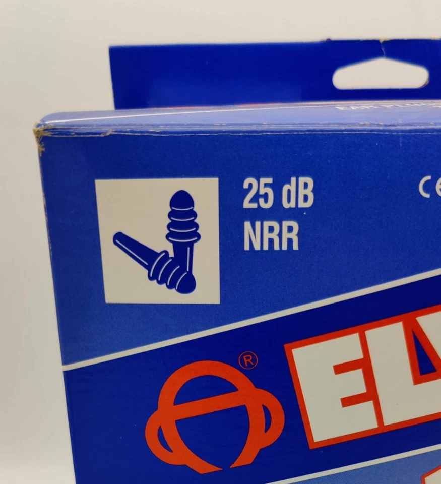 Nuevos tapones para los oídos ELVEX EP-411 Quattro con cable reutilizables azules 100 ct. Hechos en EE. UU. Foto 3 de 4