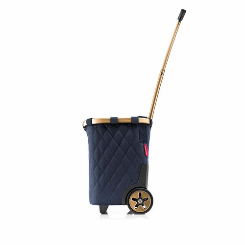reisenthel carrycruiser, Einkaufstrolley, Frame Rhombus Midnight Gold, 40 L - Bild 5 von 5