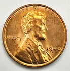 1940 D Lincoln Wheat Cent RED Choice to Gem BU CH GM RD High D Penny Free Ship!