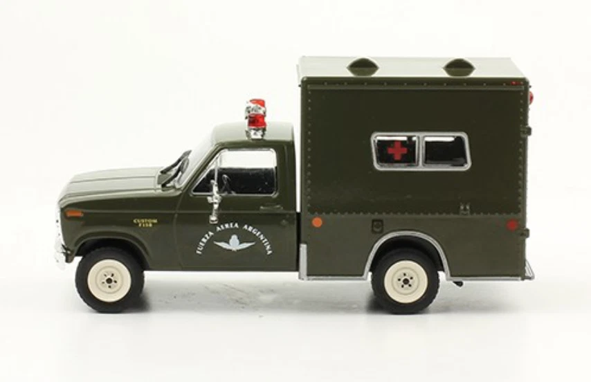 Ambulancia Ford F-150 Fuerza Aérea 1982 Argentina Rara Diecast Escala 1:43 + Cargador Foto 2 de 3