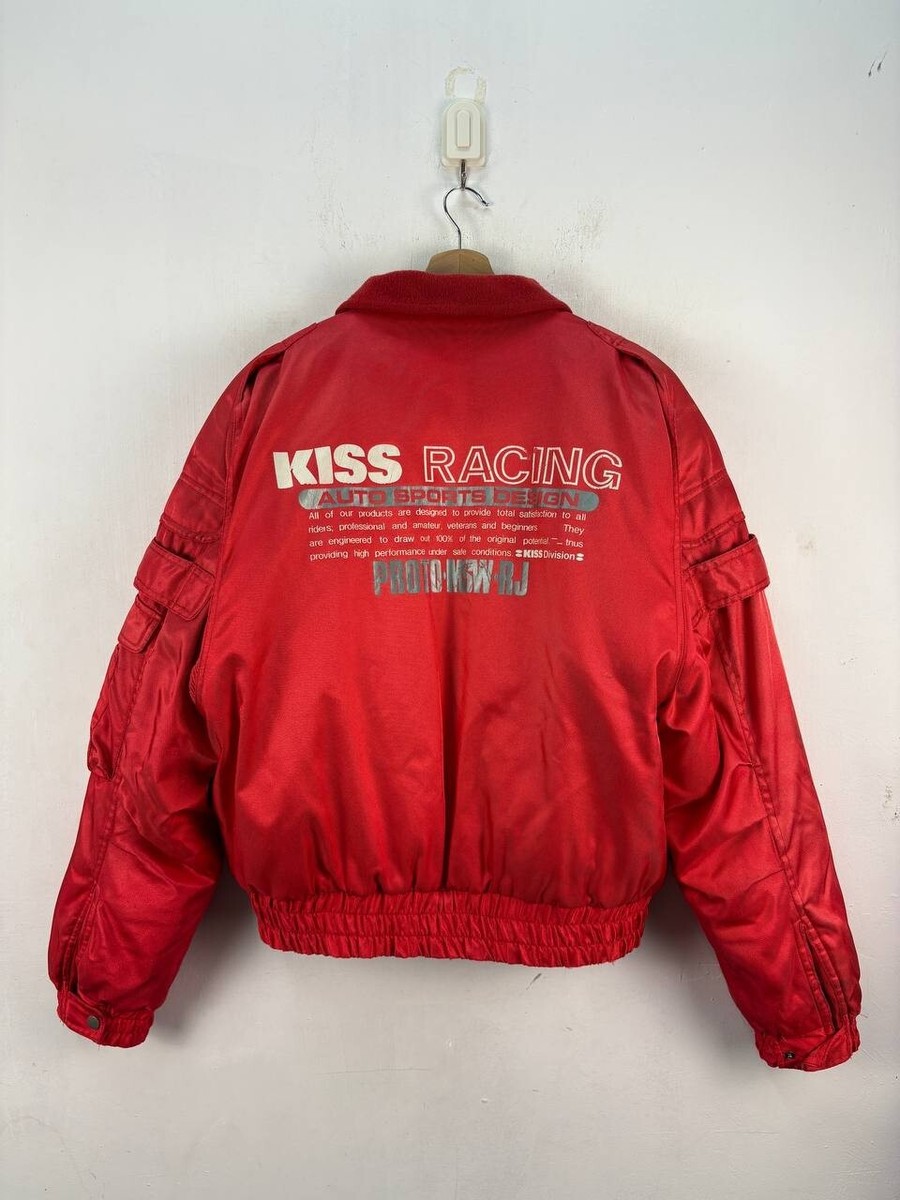 KISS RACINGウィンタージャケット　ビンテージ KISS RACINGウインタージャケットの通販 by ピージョウ's shop｜ラクマ