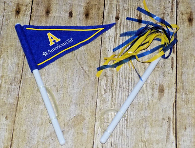 American Girl Doll 2008 Cheer Section Set Replacement Pennant & Pom Stick!