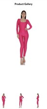 Women'S Tracksuit Yoga Set Yoga Jumpsuits One Piece Workout Long Sleeve Small