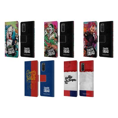 OFFIZIELLE SUICIDE SQUAD 2016 GRAPHICS BRIEFTASCHE HUELLE FÜR SAMSUNG HANDYS 1