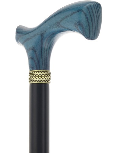 Walking Cane - Fritz Comfort Cane with Stained Ash Wood Handle & Black Beechwood - 第 27/36 張圖片