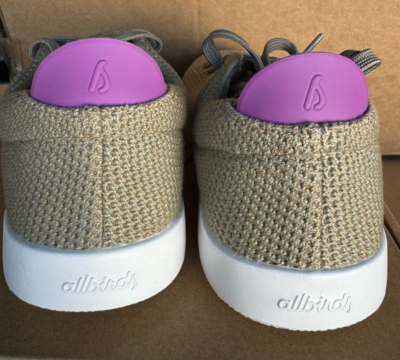 Allbirds M9 Wool Tree Piper Sneakers Hazy Mauve Blizzard Athletic Shoes Lace Up NEW ALLBIRDS WOOL PIPER HAZY MAUVE SHOES LACE UP SNEAKERS  main image 2