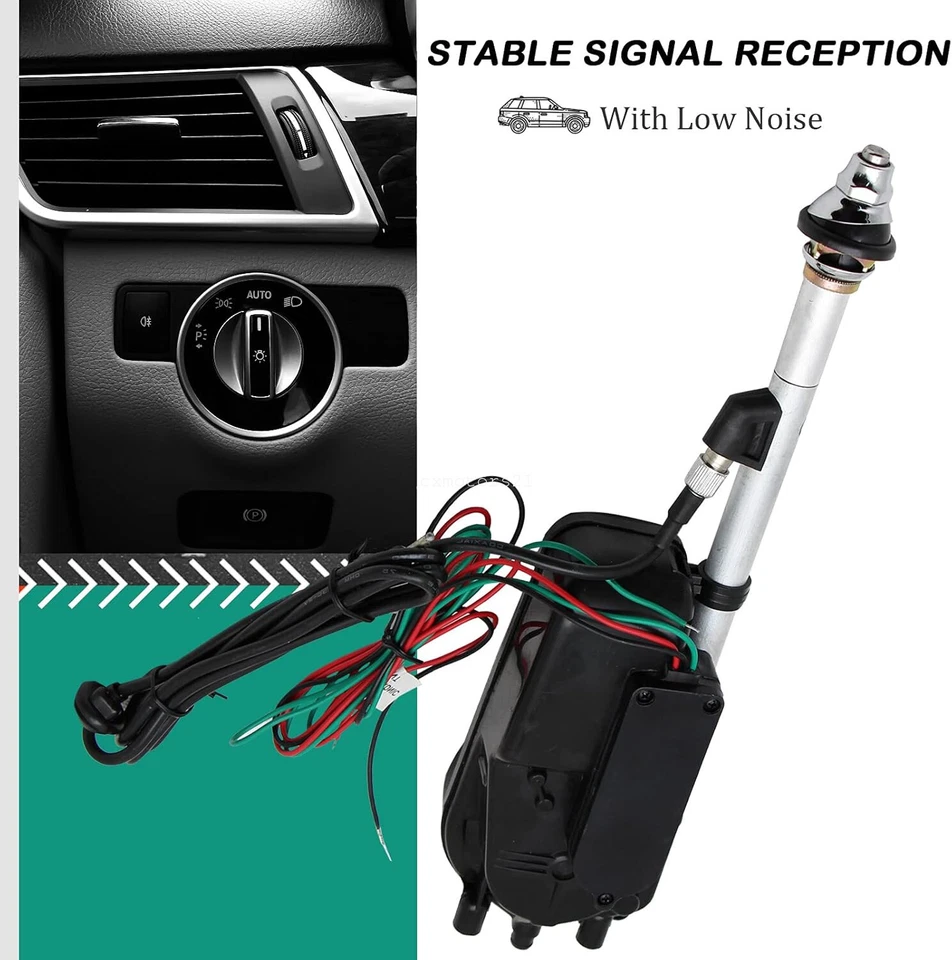 Automatic Power Antenna Kit Fit For BMW E30 325i E28 533i E21 630CSi E23 E31 850 - Image 4 of 4