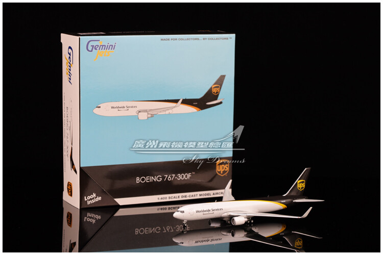 航空機・ヘリコプター 1/400 UPS 767-300F Gemini jets Boeing 767-300F UPS 1/400 GeminiJets Brown Tail Airplane