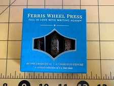 Ferris Wheel Press Premium Fountain Pen Ink, Ink Charger Set (3) Spring Robinia