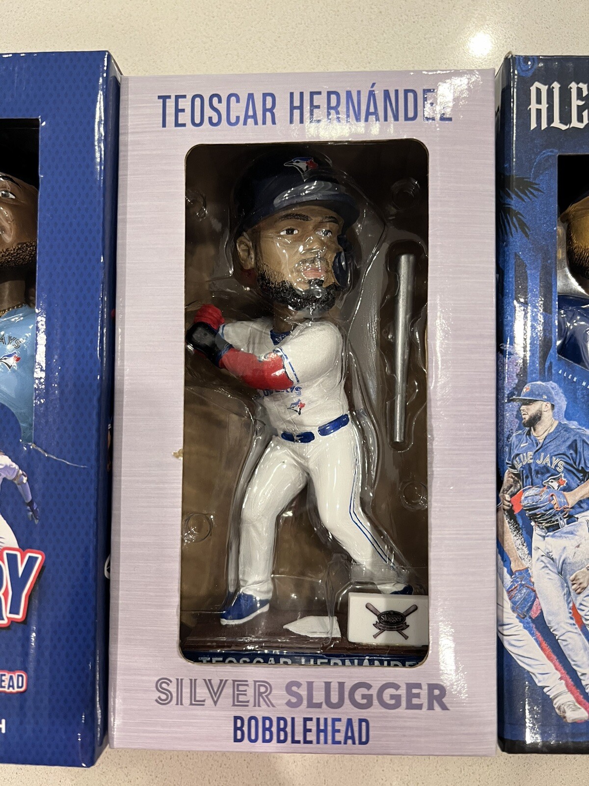 Set of 4 TORONTO BLUE JAYS BOBBLEHEADS LOT Victory Vlad Springer Manoah