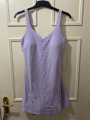 Lululemon Damen Align Kleid mit integrierten Shorts - Lavendel Größe US 10 UK14