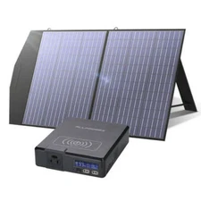 ALLPOWERS 200W Power Station Generator With 100W Poly- Solar Panel For Outdoor