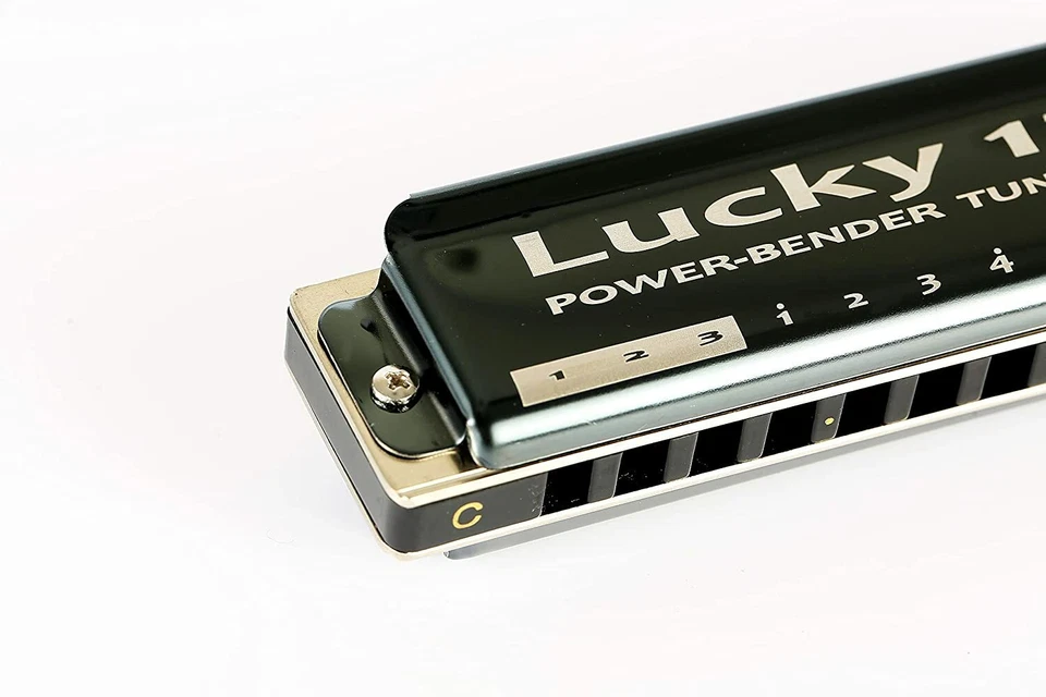Lucky 13 Bass Plus Blues Harmonica 13 Holes Diatonic Harp Harmonica US Stock - Image 2 of 4