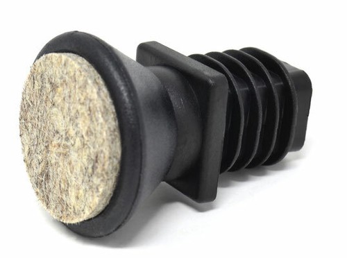 Design61 8x Stuhlgleiter Vierkantrohre 20x20mm für Rohrinnen 16-17mm Filzgleiter - Bild 3 von 6