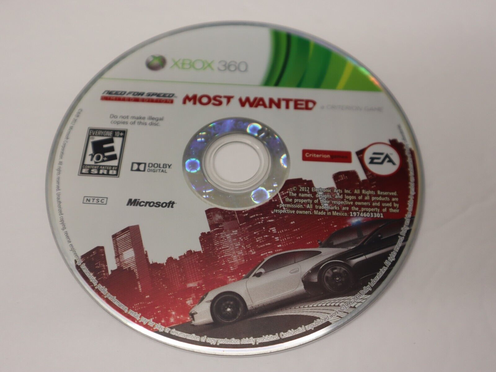 Used Electronic Arts Need for Speed Most Wanted Microsoft XBox 360 Retro  Japan