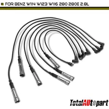7x Spark Plug Wire Set for Mercedes-Benz W114 W123 W116 280 280C 280E 280S 2.8L