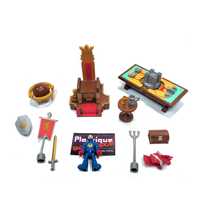 Fisher Price Imaginext Castle Battle Plan COMPLETE KING THRONE