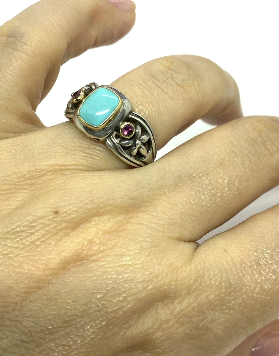 Turquoise hotsell sapphire ring