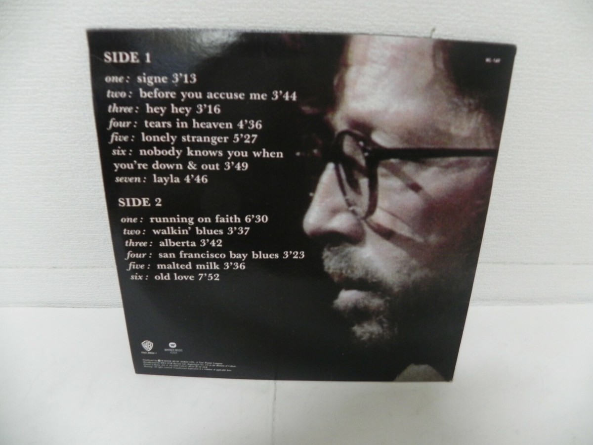 Eric Clapton - Unplugged 1992 Rare KOREA Vinyl LP & NO BARCODE | eBay