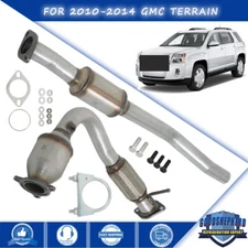 Catalytic Converter Front + Rear For 2010-2014 GMC Terrain SLT SLE 4-Door 2.4L