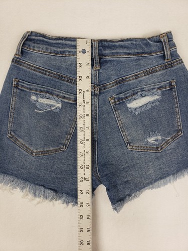 Wax Jean Collection Small Women's Denim Shorts cut-off - Picture 6 of 9
