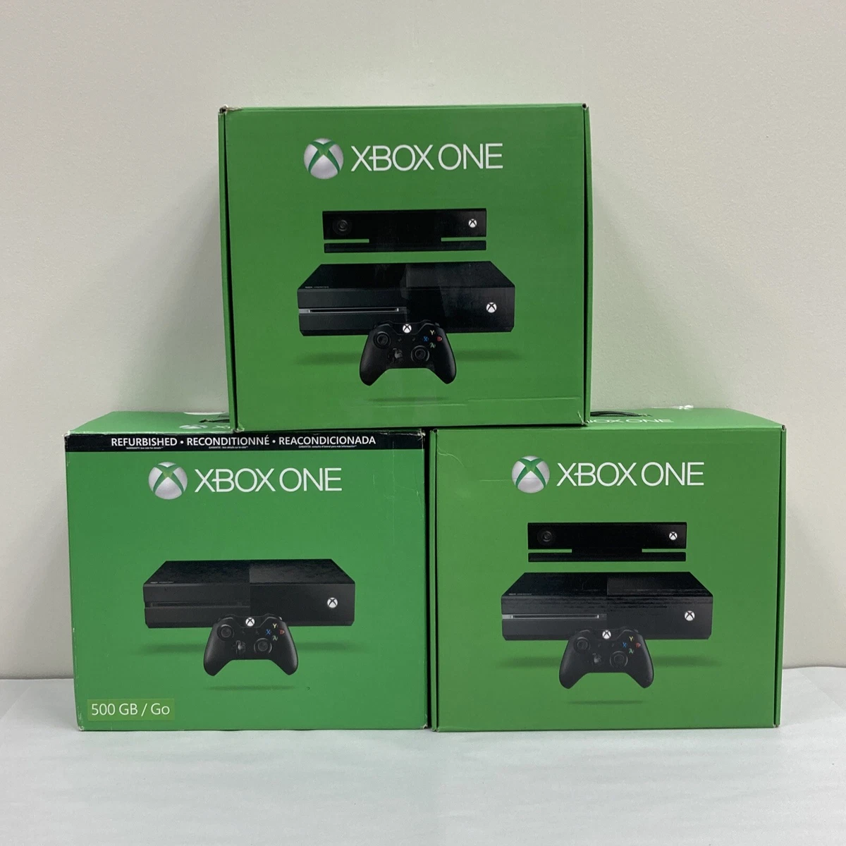 Lot of 3 BOX ONLY Xbox One Original Green Box No Console Included (u9) |  eBay
