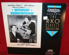 Laserdisc P  Without Reservations  Claudette Colbert John Wayne Don DeFore