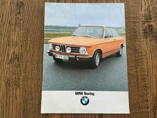 1972 1973 Bmw 1600 1800 2000 Touring Tii Rare Brochure