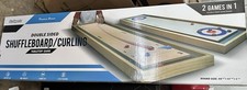 GoSports Double Sided Shuffleboard and Curling Tabletop Game 48" x 12.25" Board