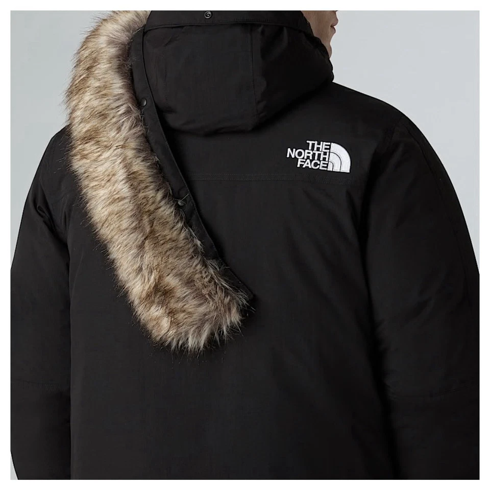 The North Face TNF McMurdo Parka für Herren Winter Mantel Jacke Schwarz Daunen - Bild 2 von 4
