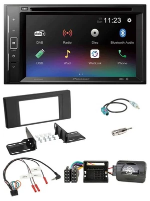 Pioneer Bluetooth Lenkrad USB 2DIN DAB DVD Autoradio für Land Rover Range Rover - Bild 1 von 4