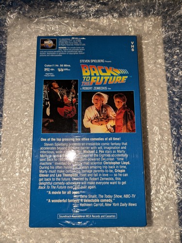 Back to the Future VHS Tape McDonalds Promo Factory Brand New Sealed 1994 MCA - Picture 3 of 7