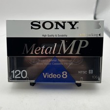 Sony 120 min 8 mm Standard Video 8 Cassette P6-120MPL Metal MP New  Sealed