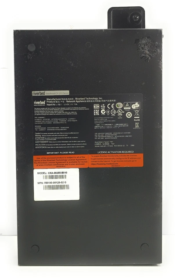 Riverbed CXA-00255-B010 RB100-00120-02 G Network Server Appliance M100 Steelhead - Image 3 of 4