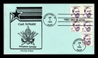 US COVER CARL SCHURZ BRIGADIER GENERAL GREAT AMERICANS FIRST DAY ISSUE
