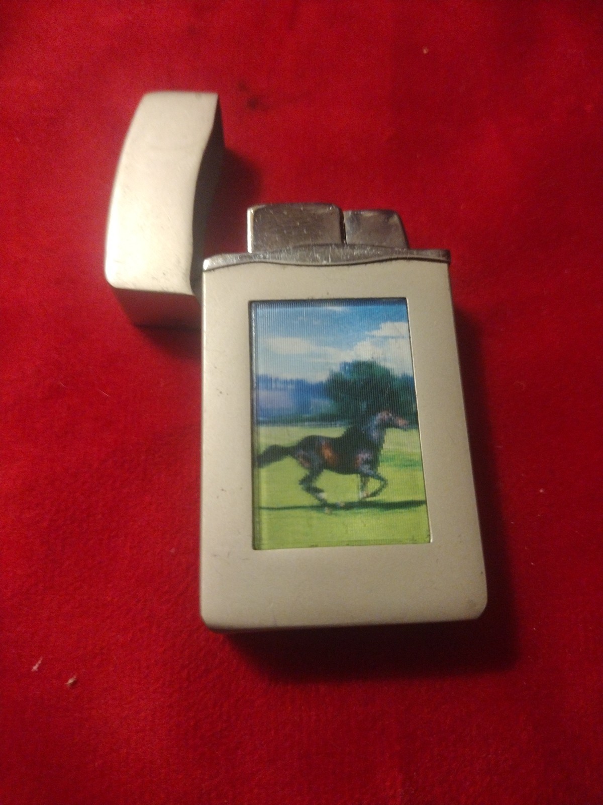 Vintage Holographic Horse Lighter