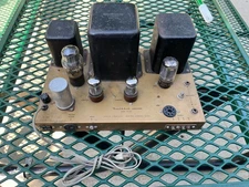HEATHKIT W4 AM - TUBE MONO BLOC AUDIO AMPLIFIER - UNTESTED - AS IS