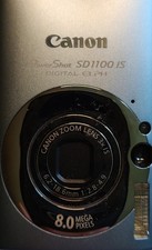 Canon PowerShot SD1100 Is Blue ELPH 8MP Digit...