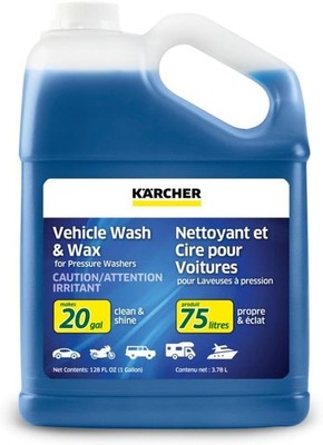 Kärcher Vehicle Wash and Wax, Pressure Washer Detergent, Cleans Cars, Bikes, Tr