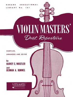 Violin Masters Duet Repertoire Advanced Contest Sheet Music Rubank Book