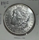 1902-0 Morgan Silver Dollar New Orleans AU Great Luster
