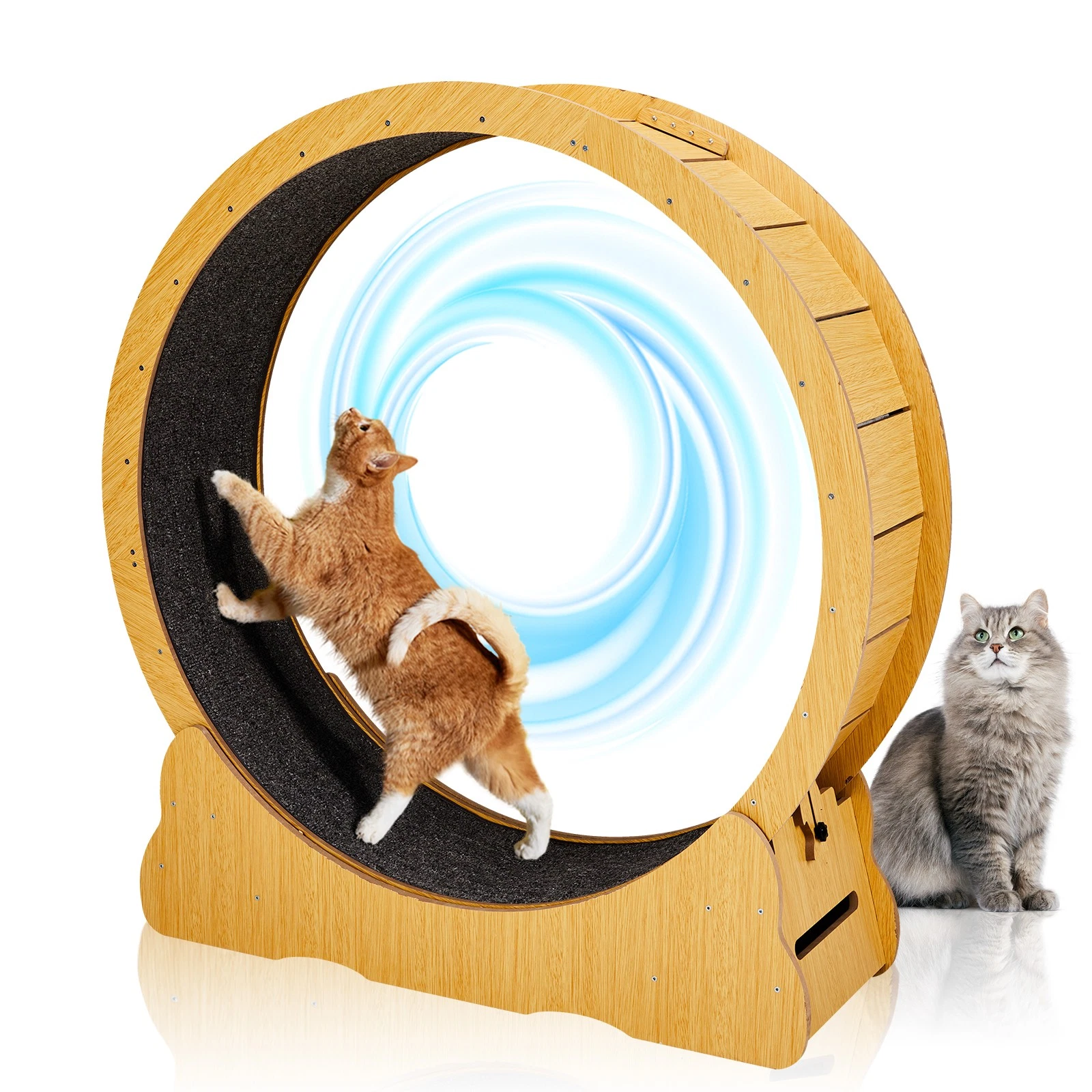 Indoor Cat Wheel Exerciser,39.4-inch Large Cat Exercise Wheel for Running Silent
Opens in a new wind